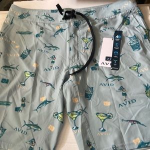 Avid iconic Margery board shorts